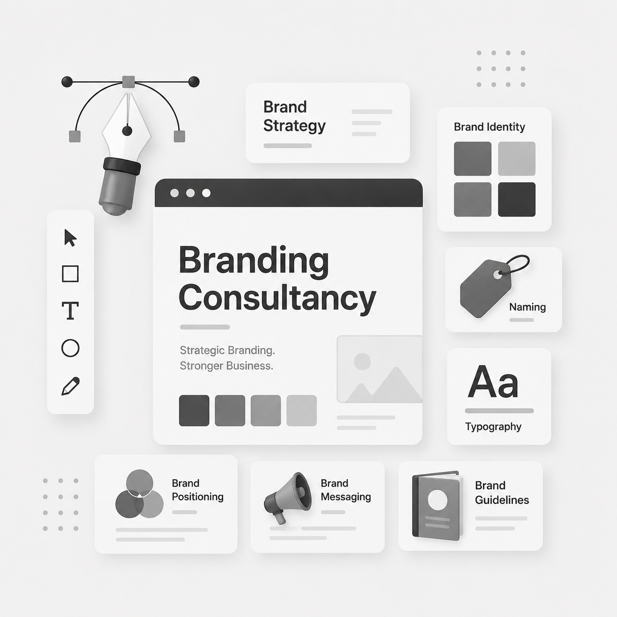 Branding Consultancy service illustration